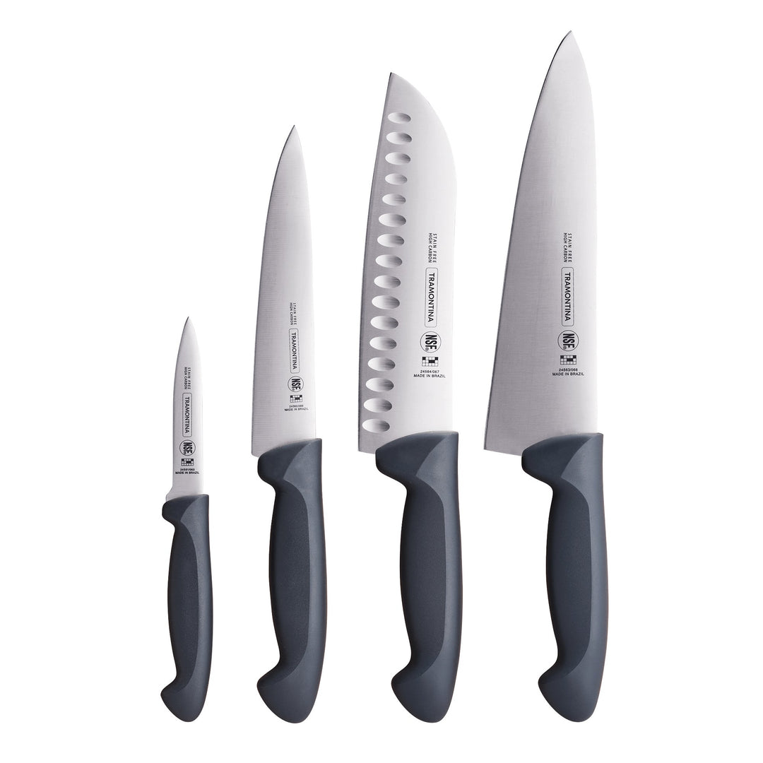 Tramontina - Cook’s Knife Set - 4 Pieces - Restaurant Equipment and Smallwares - Canadian Distribution