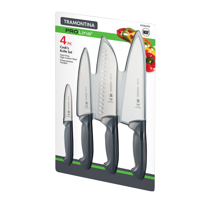 Cook’s Knife Set - 4 Pieces - Tramontina - Restaurant Equipment and Smallwares - Canadian Distribution