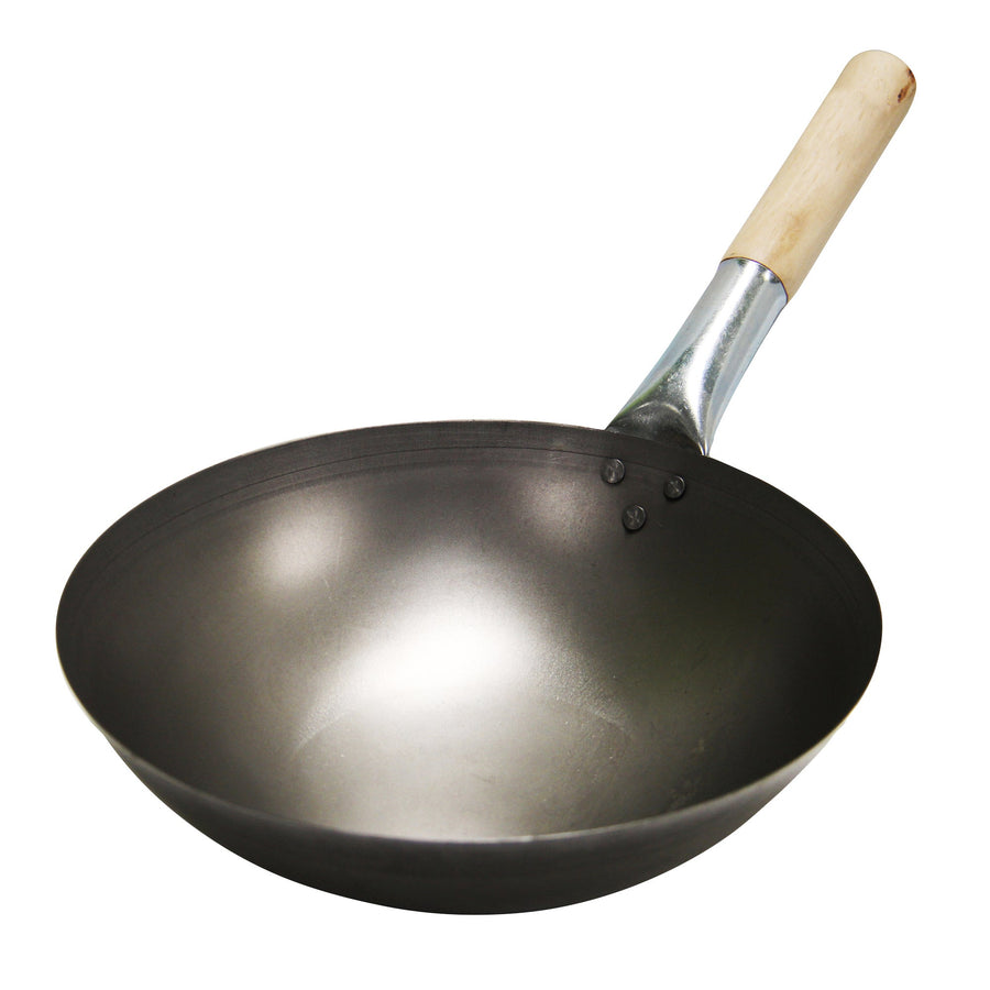 Sagetra Wok with Wood Handle, 40.6 cm (16 in) - Restaurant Equipment and Smallwares - Canadian Distribution
