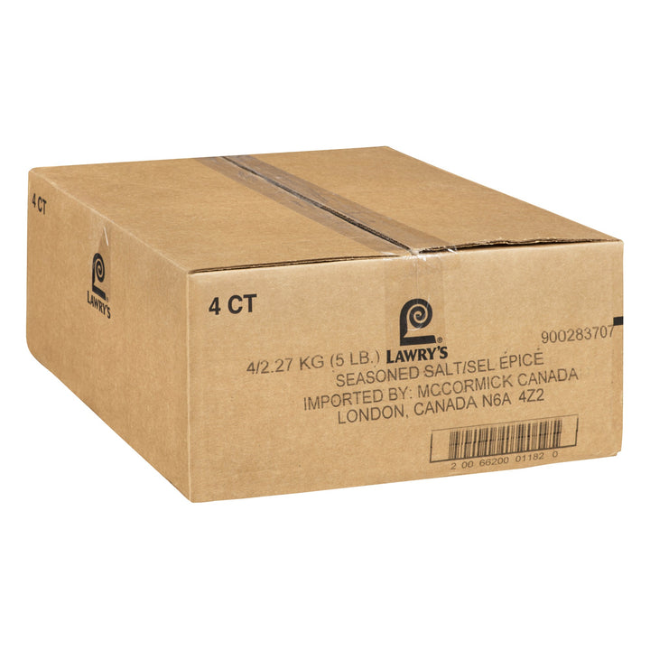 Lawry’s Seasoned Salt - 4 x 2.27 kg - Grocery and Food Items - Canadian Distribution - Ships Free Within Canada on Orders Above CAD $199