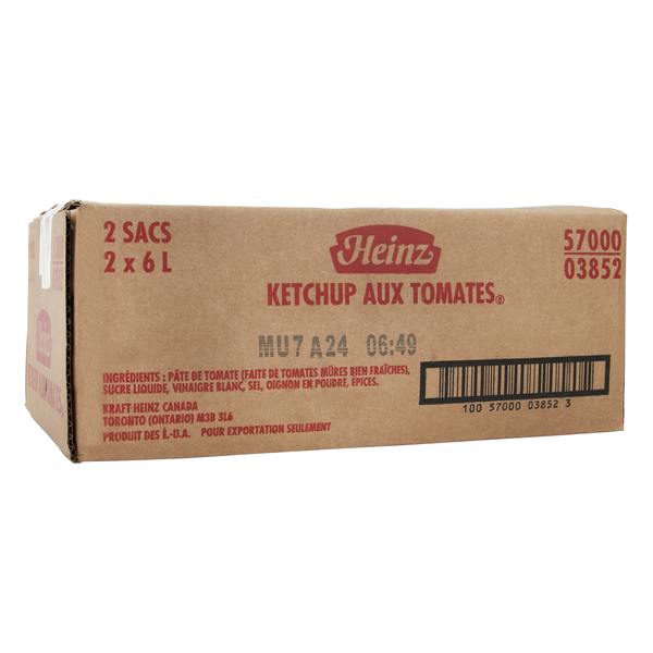 Ketchup Heinz sous vide - 8 x 6 L - Épicerie - Distribution canadienne - Livraison gratuite au Canada pour les commandes de plus de 199 $ CA