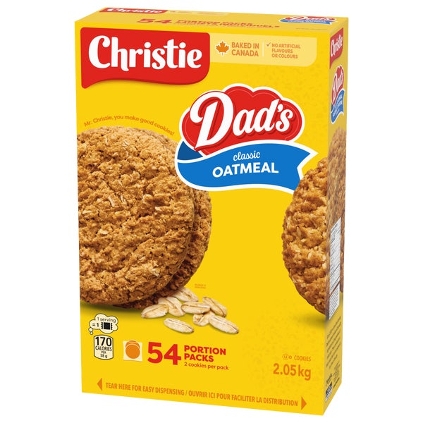 Dad's Classic Oatmeal - 4 x 2.05 kg - Christie - Canadian Distribution