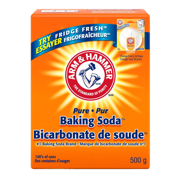 Arm & Hammer Pure Baking Soda - 24 × 500 g - Grocery and Food Items - Canadian Distribution - Ships Free Within Canada on Orders Above CAD $199