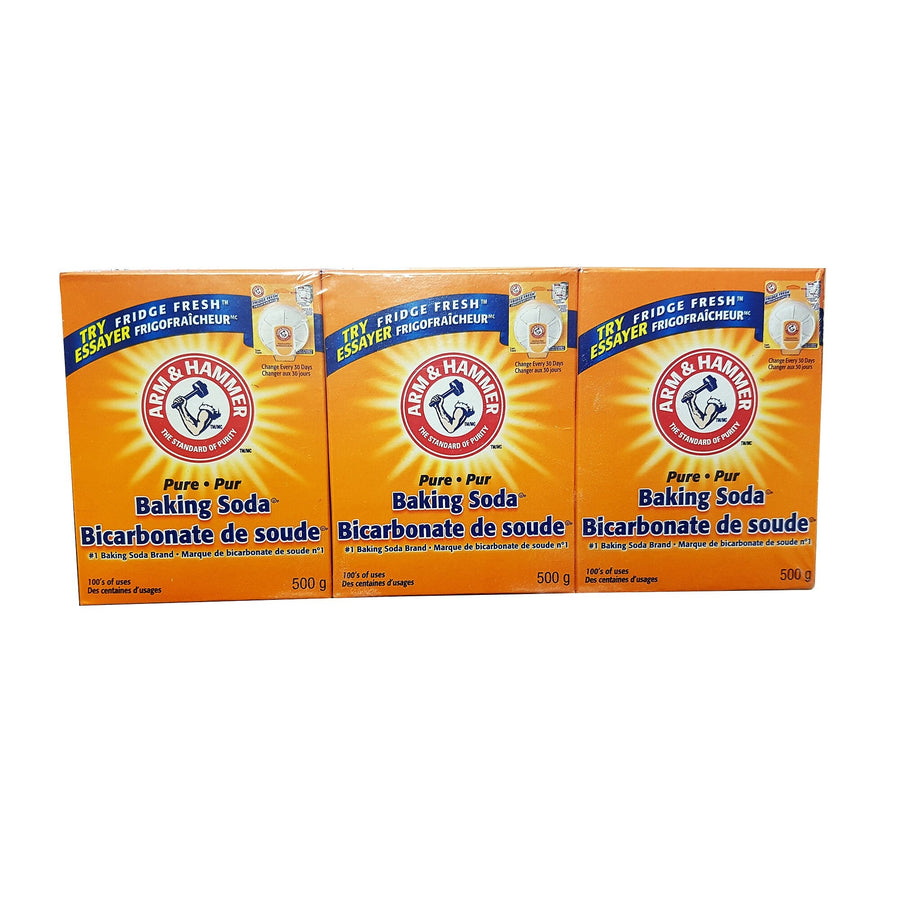 Arm & Hammer Pure Baking Soda - 24 × 500 g - Grocery and Food Items - Canadian Distribution