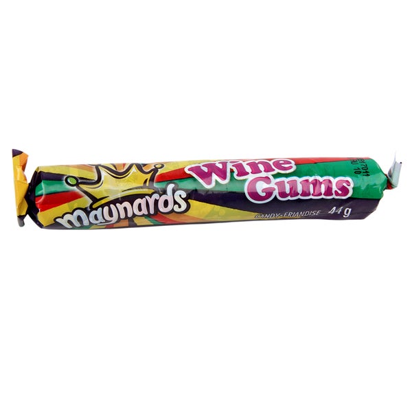 Wine Gum Rolls - 72 × 44 g - Maynards - Canadian Distribution