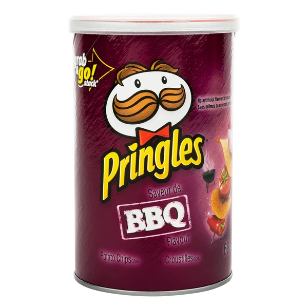 BBQ Potato Chips - 48 × 68 g - Pringles - Canadian Distribution
