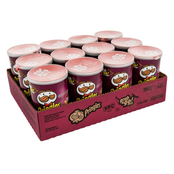 Croustilles BBQ - 48 × 68 g - Pringles - Distribution canadienne - Livraison gratuite au Canada pour les commandes de plus de 199 $ CA