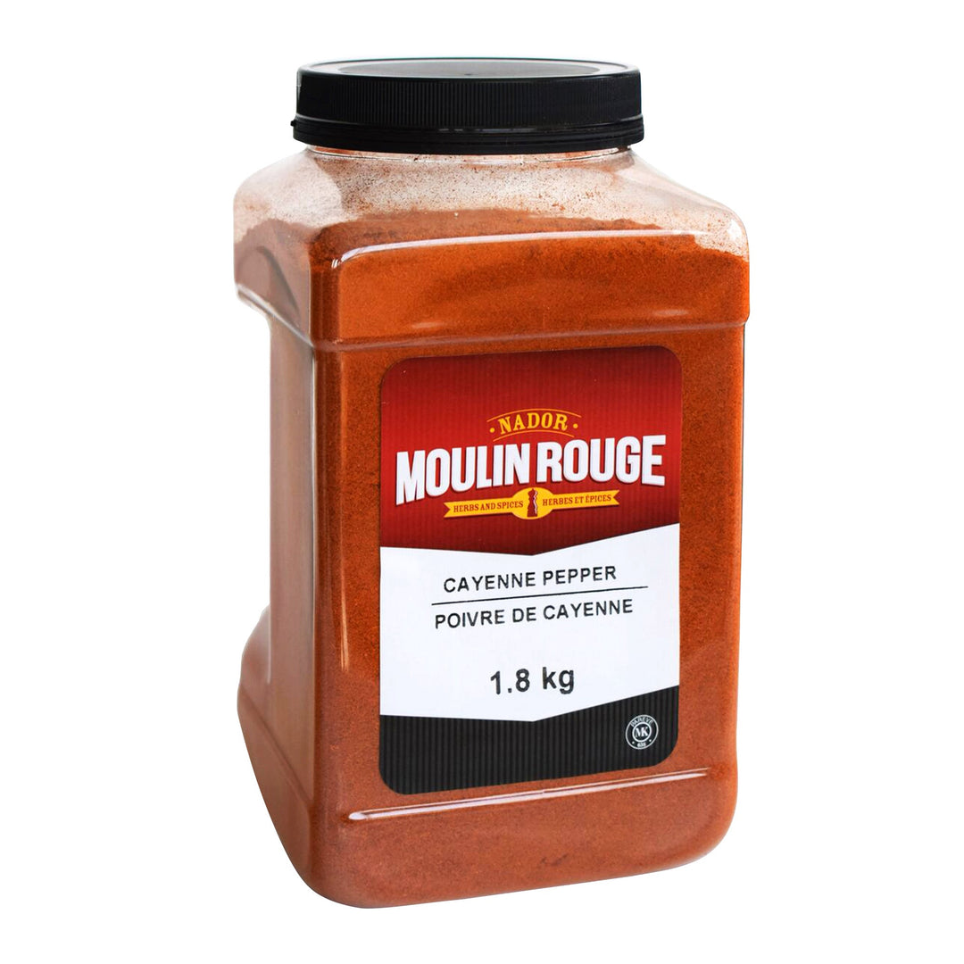 Moulin Rouge Cayenne Pepper Powder - 4 x 1.8 kg - Grocery and Food Items - Canadian Distribution