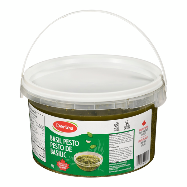 Derlea Foods Basil Pesto - 4 x 2 kg - Grocery and Food Items - Canadian Distribution
