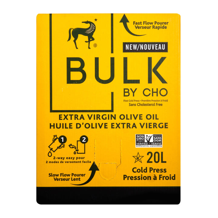 Bulk by CHO Bag-in-Box Extra Virgin Olive Oil - 2 x 20 L - Grocery and Food Items - Canadian Distribution - Ships Free Within Canada on Orders Above CAD $199