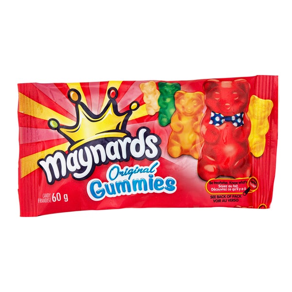Original Gummies - 72 × 60 g - Maynards - Canadian Distribution - Ships Free Within Canada on Orders Above CAD $199