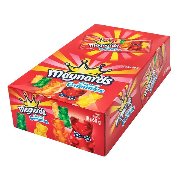 Original Gummies - 72 × 60 g - Maynards - Canadian Distribution