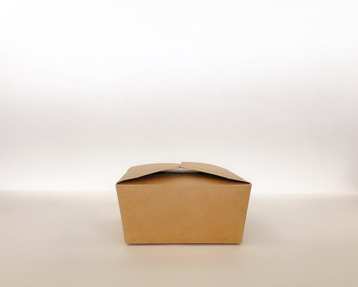 Go Box PLA lined 6.87"x5.62"x2.5" 200cs - Disposable Take Away Food Packaging - Canadian Distribution