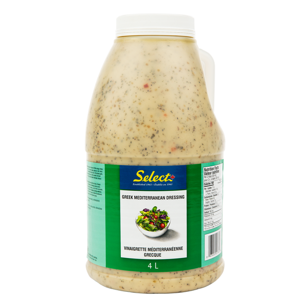 Select Greek Dressing - 4 x 4 L - Grocery and Food Items - Canadian Distribution