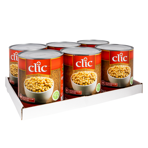 Pois chiches en conserve Clic - 24 × 2,84 L - Épicerie et produits alimentaires - Distribution canadienne - Livraison gratuite au Canada pour les commandes de plus de 199 $ CA
