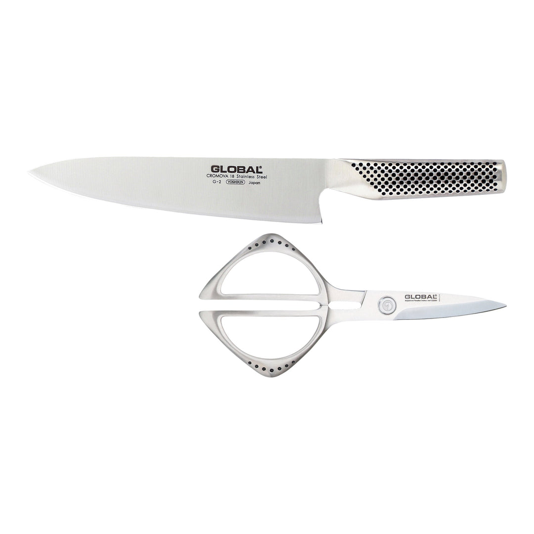 Global - Chef Knife and Kitchen Shear Set - Restaurant Equipment and Smallwares - Canadian Distribution
