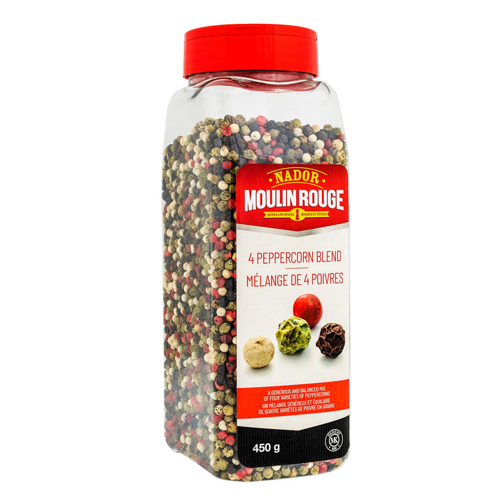 Moulin Rouge Four Peppercorn Blend - 4 x 450 g - Grocery and Food Items - Canadian Distribution