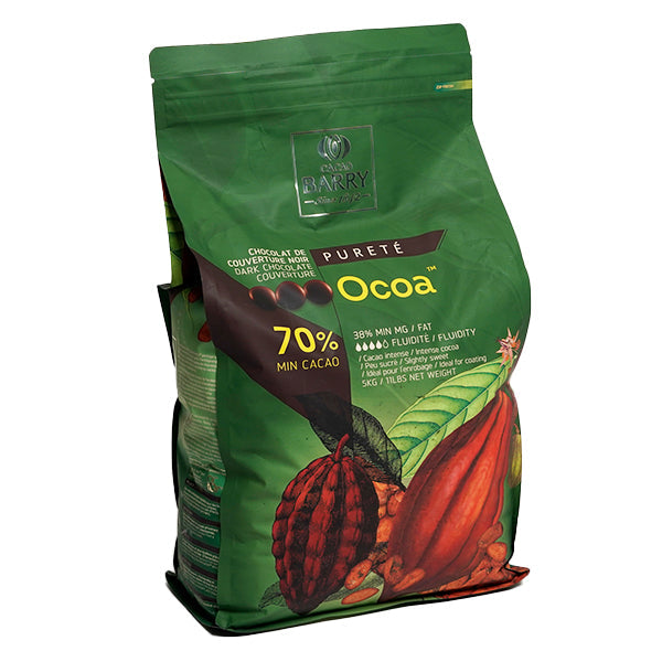 CACOA BARRY - COCOA 70% PUR NOIR 4x5 KG