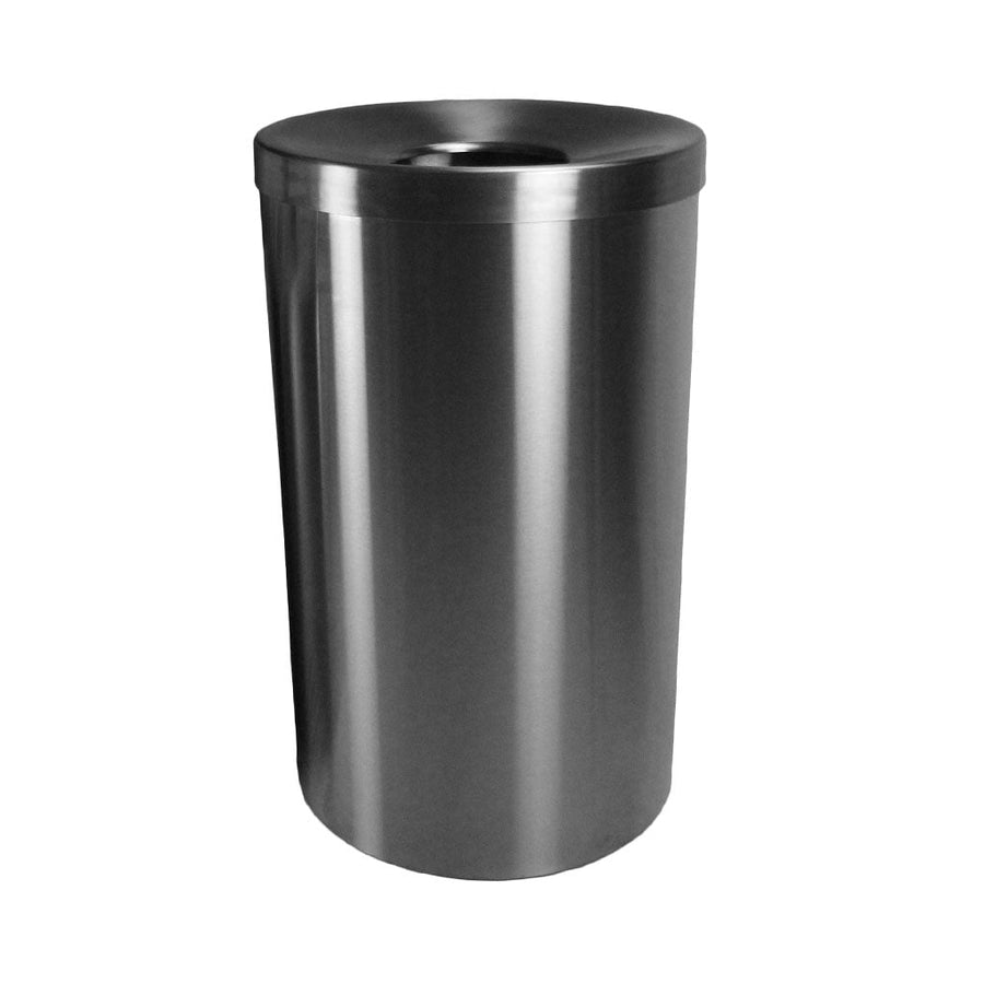 125L Stainless Steel Open Top Round Waste Receptacle