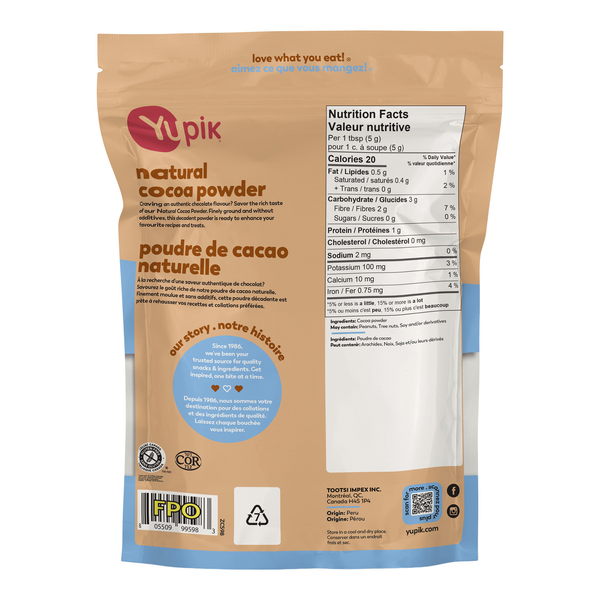 Cacao en poudre Yupik - 4 x 1,5 kg - Épicerie et produits alimentaires - Distribution canadienne - Livraison gratuite au Canada pour les commandes de plus de 199 $ CA