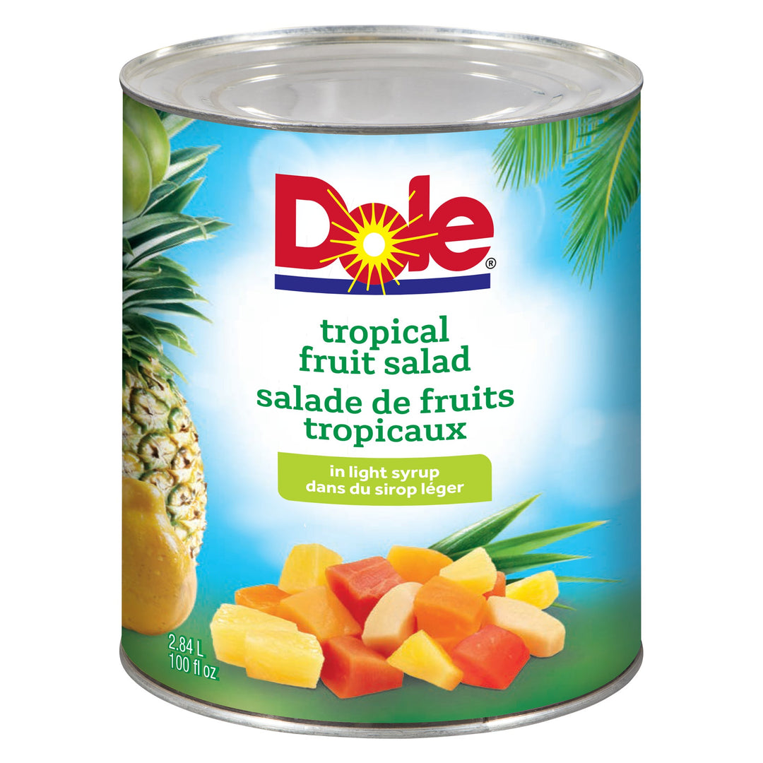 Dole Tropical Fruit Salad in Light Syrup - 4 x 2.84 L - Grocery and Food Items - Canadian Distribution