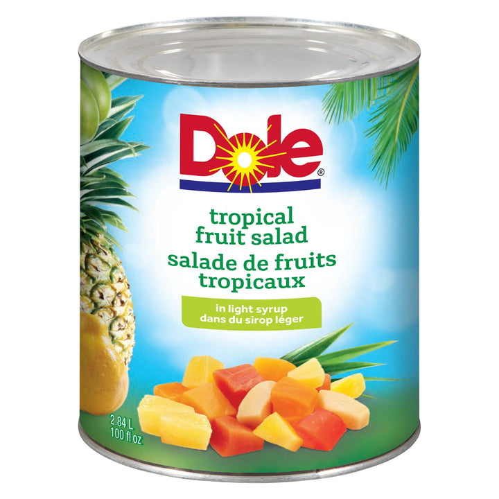 Dole Tropical Fruit Salad in Light Syrup - 4 x 2.84 L - Grocery and Food Items - Canadian Distribution