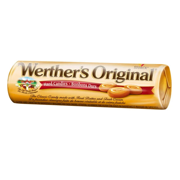 Original Hard Candy Rolls - 48 × 50 g - Werther’s - Canadian Distribution