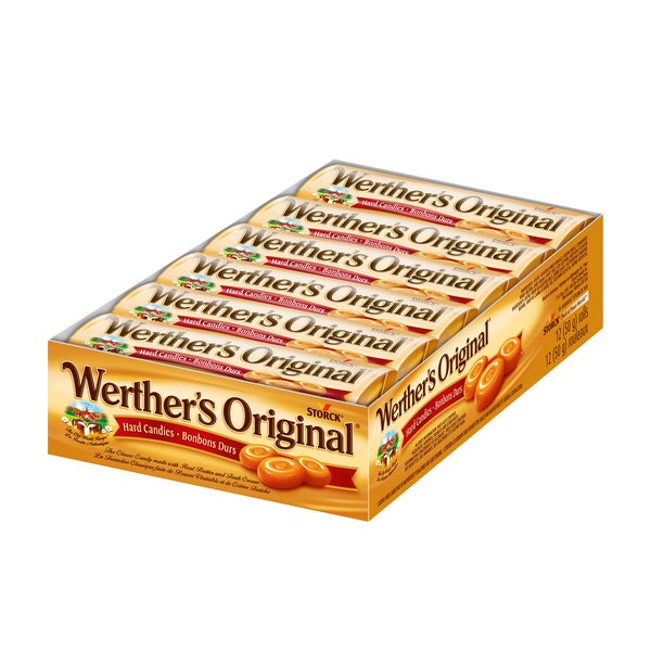 Rouleaux de bonbons durs originaux - 48 × 50 g - Werther's - Distribution canadienne - Livraison gratuite au Canada pour les commandes de plus de 199 $ CA