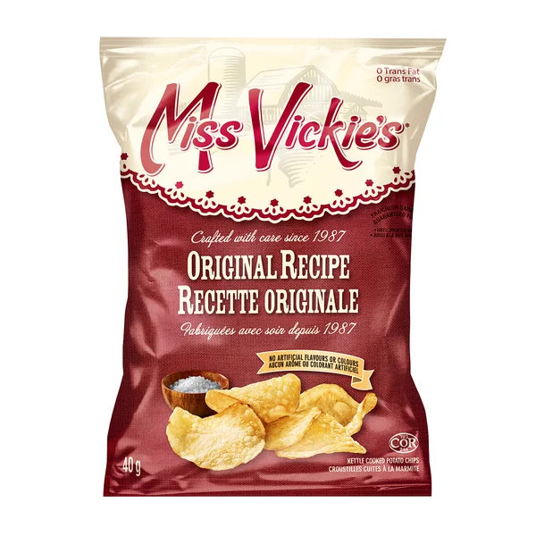 Original Chips - 160 × 40 g - Miss Vickie’s - Canadian Distribution