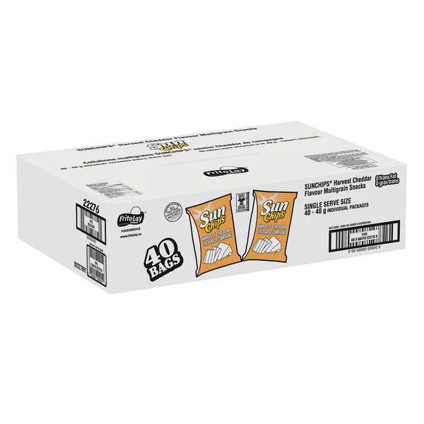 Croustilles au cheddar Harvest - 160 × 40 g - Sun Chips - Distribution canadienne - Livraison gratuite au Canada pour les commandes de plus de 199 $ CA