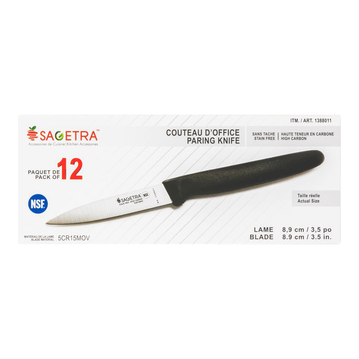 Pairing Knife - 9 cm (3.5 in) - Sanelli - Restaurant Equipment and Smallwares - Canadian Distribution