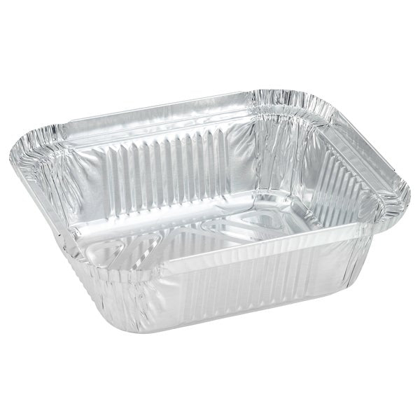 Titan 1 lb Rectangular Aluminum Containers - Pack of 500 - Grocery and Food Items - Canadian Distribution