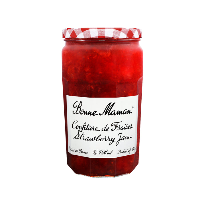 Bonne Maman Strawberry Jam - 4 x 750 mL - Grocery and Food Items - Canadian Distribution - Ships Free Within Canada on Orders Above CAD $199