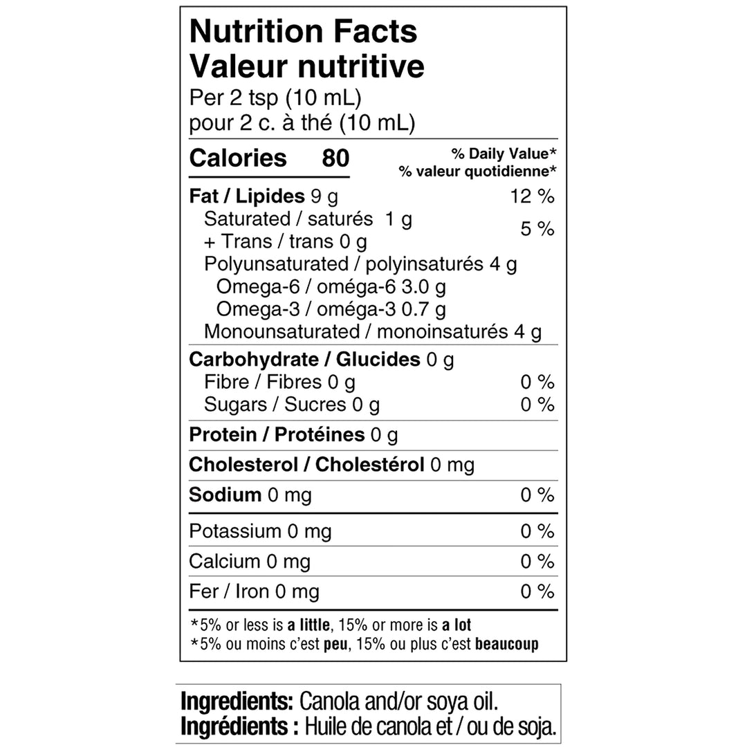 Saporito Vegetable Oil - 4 x 5 L - Grocery and Food Items - Canadian Distribution - Ships Free Within Canada on Orders Above CAD $199