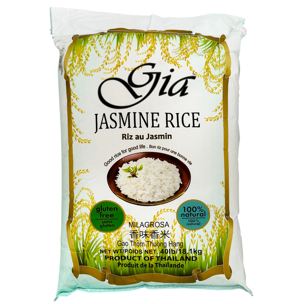 Gia Fancy Jasmine Rice - 4 x 18.1 kg - Grocery and Food Items - Canadian Distribution