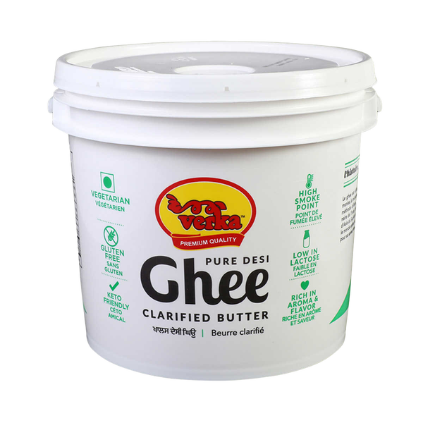 Verka Pure Desi Ghee - 4 x 3 kg - Grocery and Food Items - Canadian Distribution