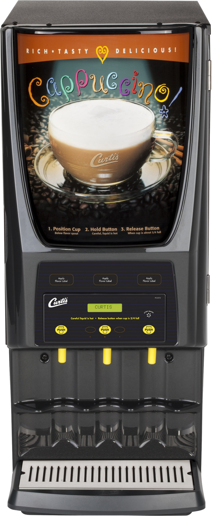 Wilbur Curtis PCGT3C300 - Primo Cappuccino Series System 3 Station Dispenser