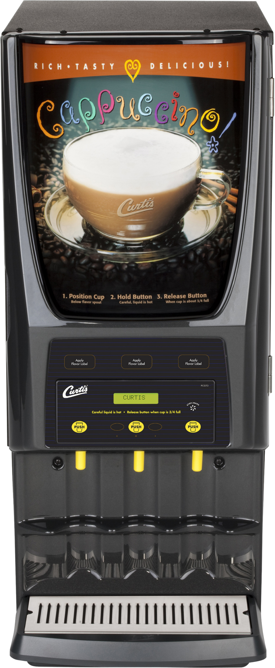 Wilbur Curtis PCGT3C300 - Primo Cappuccino Series System 3 Station Dispenser