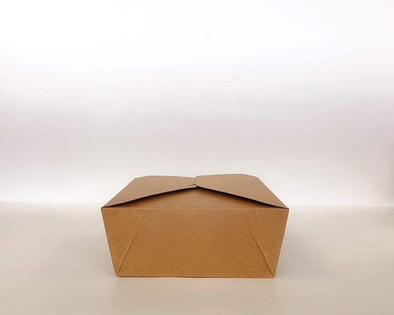 Go Box PLA lined 8.5"x6.5"x2.5" 200cs - Disposable Take Away Food Packaging - Canadian Distribution