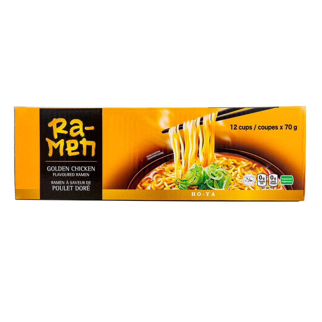 Golden Chicken Flavoured Ramen - 4 Cases x 12 Packs x 70 g - Ho-Ya