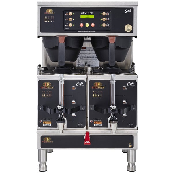 Wilbur Curtis GEMTIF10A1000 - G3 Gemini IntelliFresh Twin 1.5 Gallon Satellite Coffee Brewer