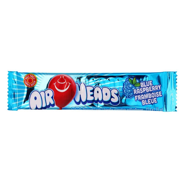 Blue Raspberry Candy - 144 × 15.6 g - Airheads - Canadian Distribution