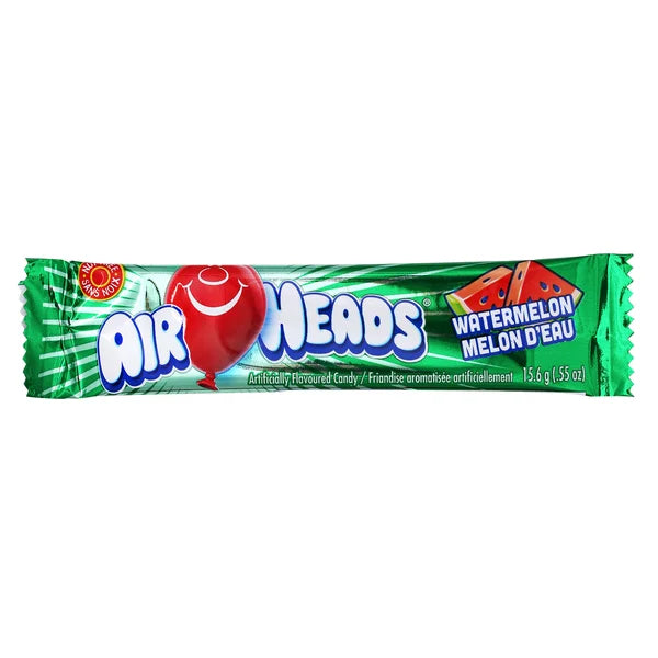 Watermelon Candy - 144 × 15.6 g - Airheads - Canadian Distribution