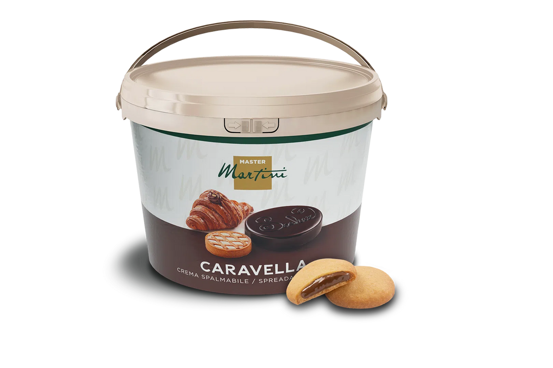 Caravella Fluifour Hazelnut Spread - 5kg Bucket - Master Martini Canada - Canadian Distribution