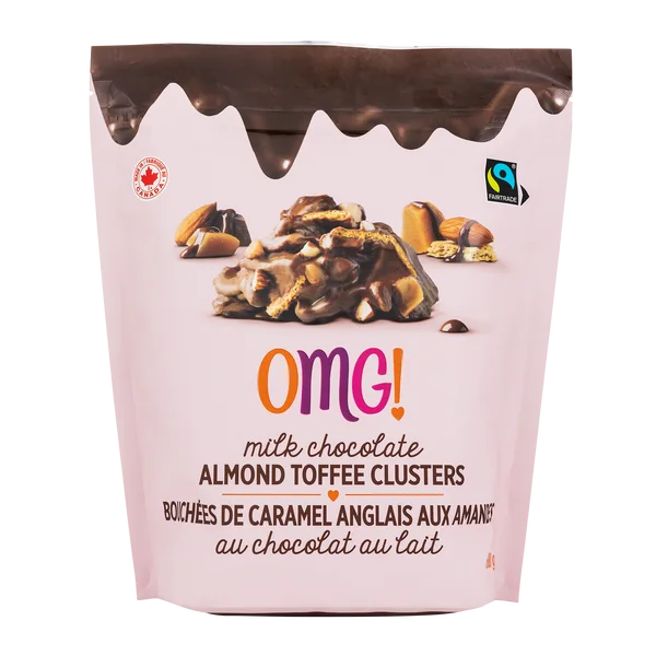 Almond Toffee Clusters - 4 x 680 g - OMG! - Canadian Distribution