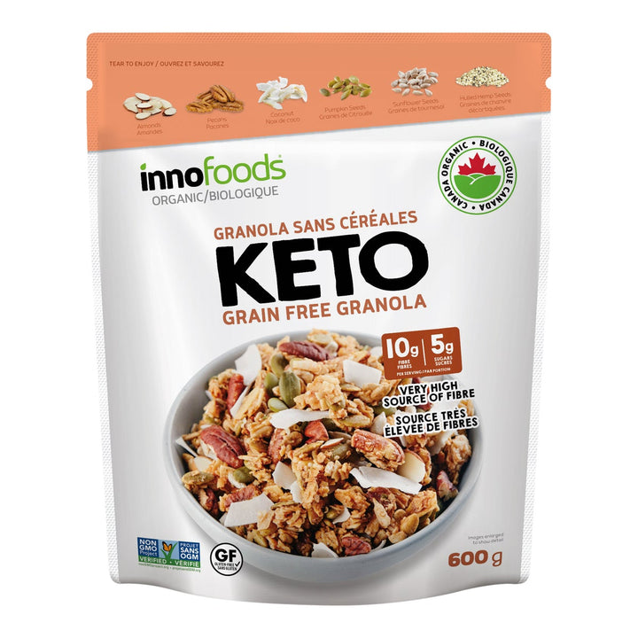 Inno Foods Organic Keto Grain - 4 x 600 g - Grocery and Food Items - Canadian Distribution