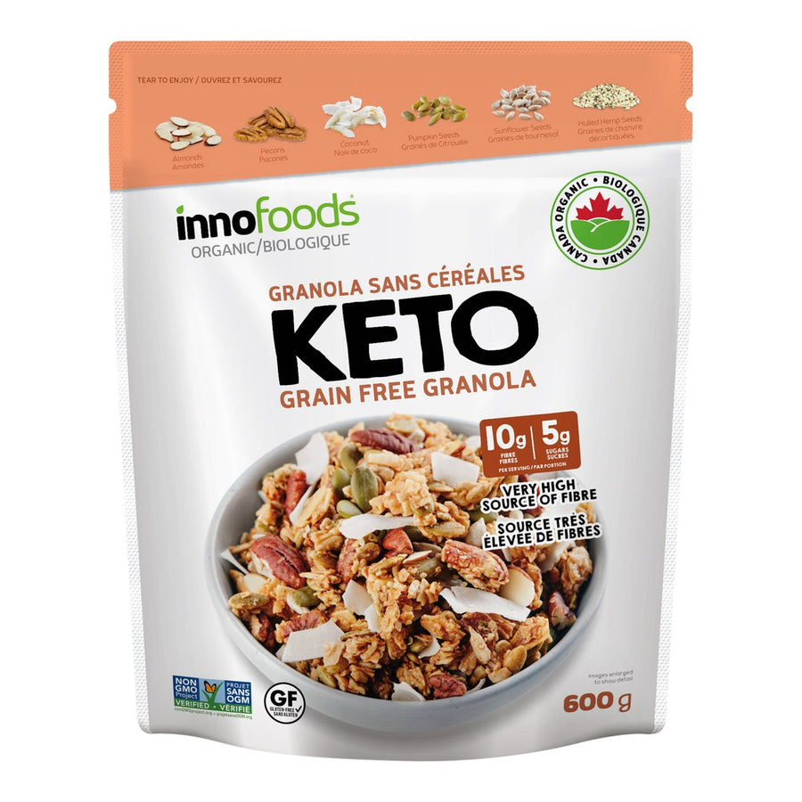 Inno Foods Organic Keto Grain - 4 x 600 g - Grocery and Food Items - Canadian Distribution