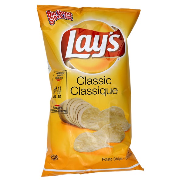Classic Potato Chips - 128 × 60 g - Lay’s - Canadian Distribution
