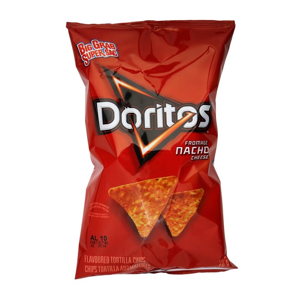 Nacho Cheese Tortilla Chips - 128 × 70 g (2.5 oz) - Doritos - Canadian Distribution