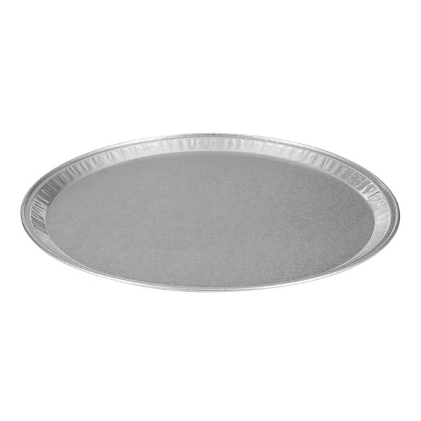 Titan 40.6 cm (16 in) Round Aluminum Embossed Catering Trays - Pack of 25 - Grocery and Food Items - Canadian Distribution